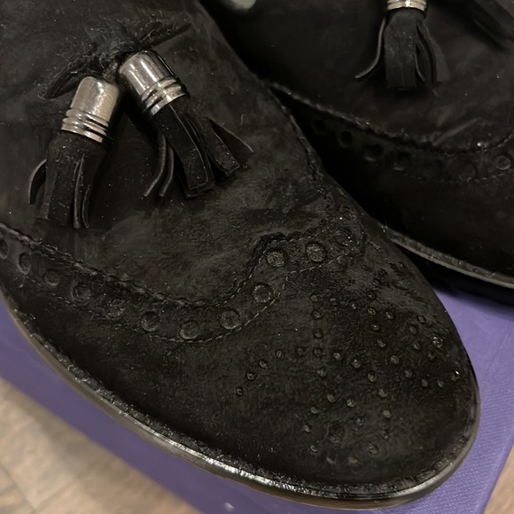 SW GUYTHING black suede Loafers - Picture 2 of 4